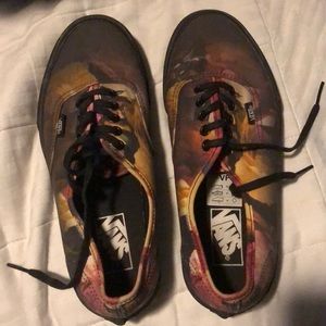Vans floral ombré shoes !